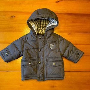 Warm Jacadi Puffer Coat with Hood (6M)